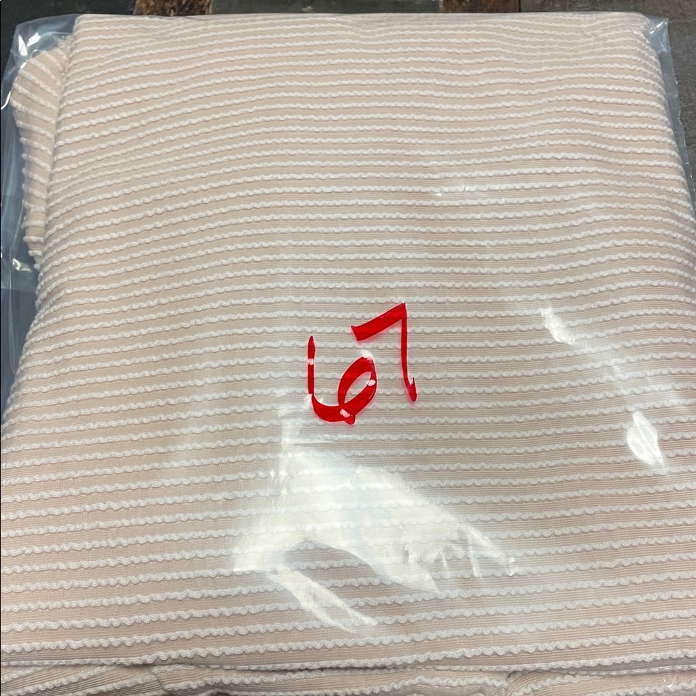 Women's Cream Ribbed Top - Picture 8 of 8
